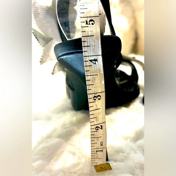 Azalea Wang Fawna Black Jewel Embellished open toe slingback women’s  size 8.5 - Picture 7 of 10